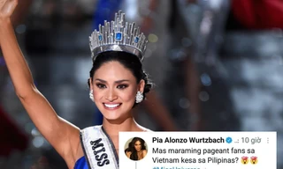 Hoa hậu Hoàn Vũ 2015 Pia Wurtzbach bất ngờ trước "kỳ tích lịch sử" của Hoa hậu Khánh Vân