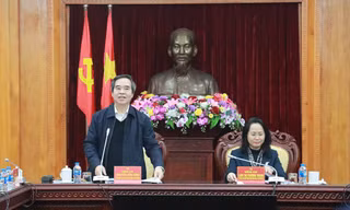 Làm việc với tỉnh Lạng Sơn, Trưởng ban kinh tế Trung ương mong tính cần đột phá hơn trong kinh tế cửa khẩu 