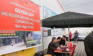 Người Việt tại Đức quyên góp hơn 5 tỷ đồng ủng hộ đồng bào bị ảnh hưởng do bão số 3