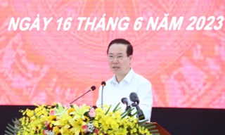 Chủ tịch nước Võ Văn Thưởng làm việc với Tỉnh ủy Ninh Thuận