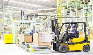 Hoạt động sản xuất tại nhà máy của Khatoco Khánh Hoà. Ảnh Báo Khánh Hoà.