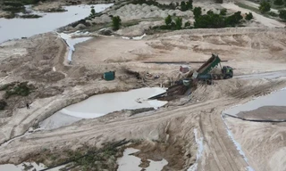 Chủ đầu tư KCN Phước Nam cho sàng rửa cát ngay trong KCN