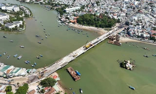 Nha Trang: Ngày mai thông xe kỹ thuật cầu Xóm Bóng