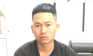 Nghi can Nguyễn Văn Nam đã đến công an đầu thú. Ảnh: Công an cung cấp