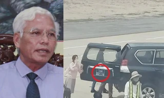 Phú Yên tiết lộ giá trị xe biển xanh đón Phó bí thư sát máy bay