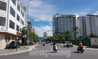 Đường số 4 được điều chỉnh nhỏ hơn quy hoạch chung. Ảnh L.H