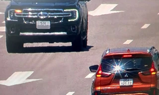 Không có bằng lái, còn chạy xe ngược chiều trên cao tốc Cam Lâm - Vĩnh Hảo