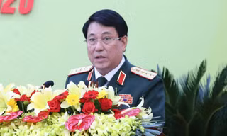 Đại tướng Lương Cường dự Đại hội Đảng bộ tỉnh Ninh Thuận