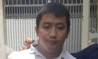 Đối tượng Thống khi bị Công an TP Tuy Hoà bắt giữ. Ảnh do công an cung cấp