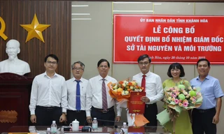 Khánh Hòa bổ nhiệm Giám đốc Sở Tài nguyên và Môi trường