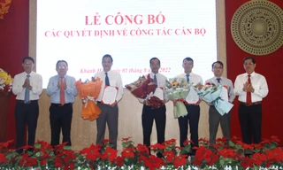 Khánh Hoà điều động, bổ nhiệm 4 lãnh đạo 