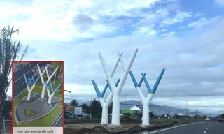Chủ đầu tư lý giải về biểu tượng lạ trên đường vào TP Nha Trang
