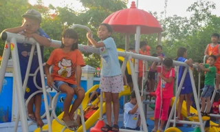 Tỉnh đoàn Khánh Hoà khánh thành khu vui chơi cho các em thiếu nhi xã đảo