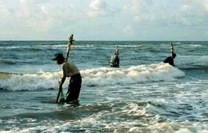 Thấy thi thể cháu bé chết đuối khi cào ngao