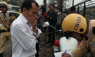 Tài xế bất ngờ vì bị xử phạt qua hình ảnh camera