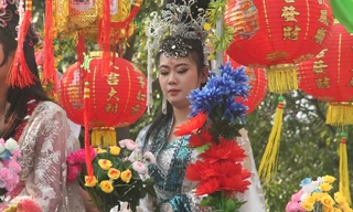 Hình ảnh ấn tượng tại Lễ hội cung nghinh Thánh giá Thiên Hậu Thánh Mẫu