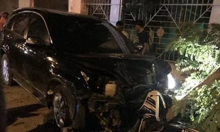 Thượng tá lái ô tô gây tai nạn liên hoàn, nhiều người bị thương