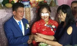 Chân dung Nam (bìa trái) và nạn nhân (giữa)