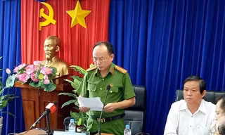 Đại tá Trần Văn Chính thông tin về việc khởi tố, bắt giam ông Nguyễn Hồng Khanh.