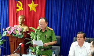 Đại tá Trần Văn Chính thông tin về việc khởi tố, bắt giam ông Nguyễn Hồng Khanh.