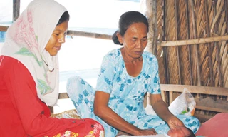 Sản phụ Lụa đã hồi phục sức khỏe sau ca đẻ rớt