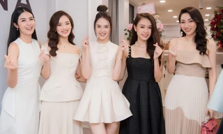 Dàn hoa hậu - á hậu hội ngộ, khoe dáng quyến rũ sau nhiều tháng giãn cách xã hội 