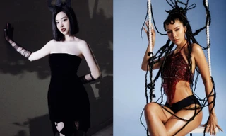 Người đẹp Việt chơi Halloween: Á hậu Thuý An cosplay phù thuỷ, Minh Tú hoá yêu nhện