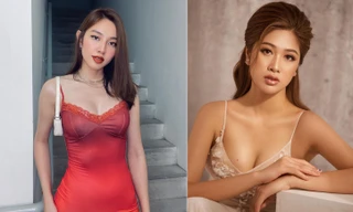 Người đẹp Nhân ái Thuỳ Tiên, hotgirl hàng không Vân Ly đọ sắc với váy hai dây nóng bỏng