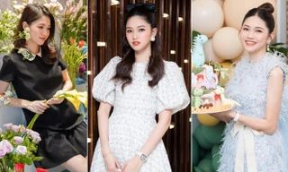 Giấu bụng bầu khéo léo như Á hậu Thanh Tú, mang thai ở những tháng cuối vẫn không ai hay