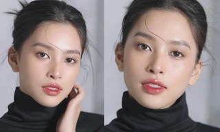 Chỉ make-up sương sương, Tiểu Vy vẫn hút hồn với vẻ đẹp thanh khiết tựa minh tinh Hàn Quốc