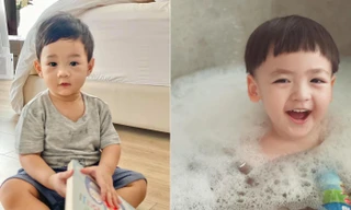 Hai quý tử nhà Hoa hậu Đặng Thu Thảo và Á hậu Tú Anh gây sốt mạng xã hội vì quá dễ thương