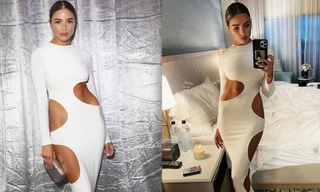 Hoa hậu Hoàn vũ Olivia Culpo diện váy 'thủng' lỗ chỗ để lộ đường cong