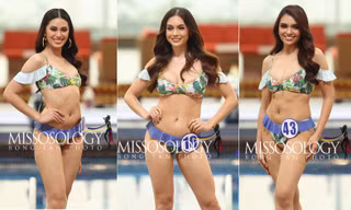 Thí sinh Miss World Philippines bị 'o ép' vòng 1 khi diễn bikini