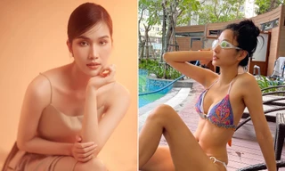 Á hậu Phương Anh khoe vai trần quyến rũ, Hoàng Thuỳ nóng 'bỏng mắt' với bikini 
