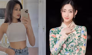 Đỗ Thị Hà mặc crop-top khoe eo 'con kiến', Lương Thuỳ Linh diện áo dài đính kết lấp lánh