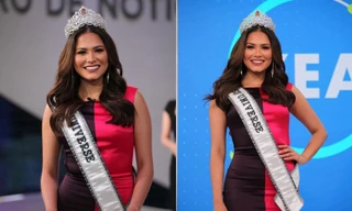 Chọn sai váy, tân Hoa hậu Hoàn vũ Andrea Meza bị chê tăng cân và lộ 'eo bánh mỳ'