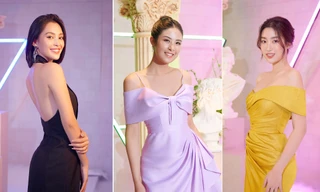 Dàn Hoa hậu, Á hậu đọ sắc vóc nóng bỏng trong đám cưới Á hậu Thuý An 