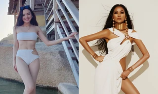 'Người đẹp Khả ái' Tố Như sexy với bikini, Hoàng Thuỳ diện váy cắt xẻ táo bạo 'bỏng mắt'