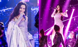 Đông Nhi khoe thân hình thon gọn, "cháy" hết mình trên sân khấu sau 5 tháng sinh con