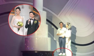 Cường Đôla - Đàm Thu Trang hé lộ bí mật ngày cưới, cô dâu đi giày bệt để đỡ "dìm" ông xã