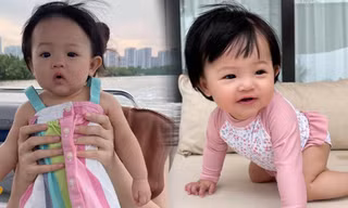 Con gái Cường Đôla khoe váy áo xịn xò, Đông Nhi được netizen nhắc làm điều này cho Winnie