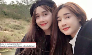 Em gái Nhã Phương nhắn chị mình "không việc gì phải sợ" giữa ồn ào với đạo diễn Nhất Trung