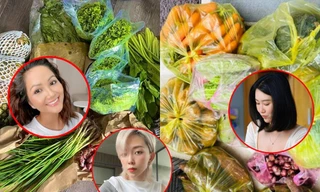 H'Hen Niê, Thúy Ngân khoe "hàng hiếm" được người thân, bạn bè tiếp tế trong mùa dịch