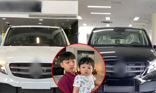 Được con trai đồng ý, Cường Đôla tranh thủ tậu luôn "xế hộp" đôi cho Subeo và Suchin