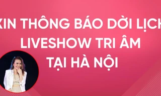 Vừa thành công ở TP.HCM, Mỹ Tâm phải thông báo dời liveshow "Tri Âm" ở Hà Nội