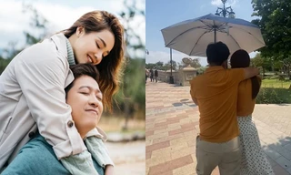 Diện đồ đôi tình tứ với Nhã Phương, Trường Giang được nhận xét "không cao nhưng vững chãi"