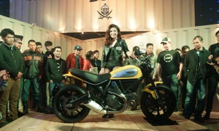 Ducati Scrambler bùng cháy tại Hà Nội