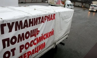 Nga tiếp tục đưa hàng viện trợ nhân đạo sang miền Đông Ukraine. Ảnh: RIA Novosti