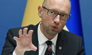 Thủ tướng Ukraine Arseniy Yatsenyuk. Ảnh: AP