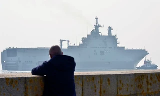 Nga tiếp tục hưởng lợi từ hợp đồng hai tàu Mistral đã ký giữa Pháp và Ai Cập. Ảnh: AFP